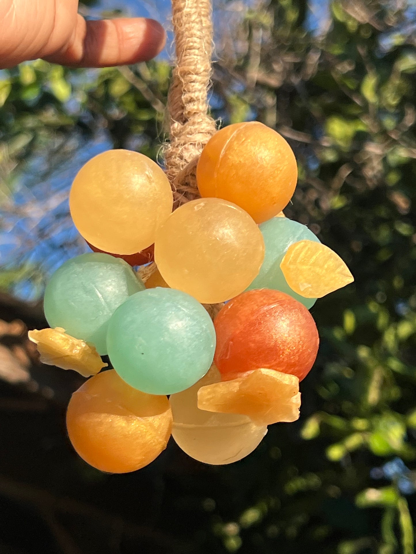 Fall Grape-Shaped Hanging Soap – Fun, Functional & Handmade