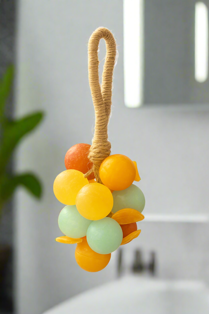 Fall Grape-Shaped Hanging Soap – Fun, Functional & Handmade