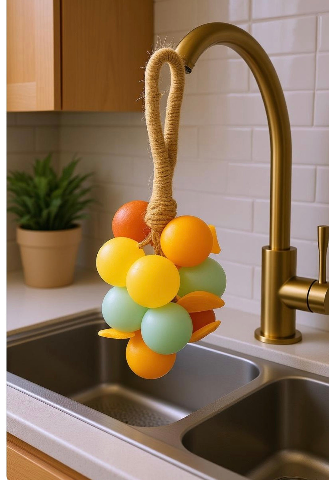 Fall Grape-Shaped Hanging Soap – Fun, Functional & Handmade