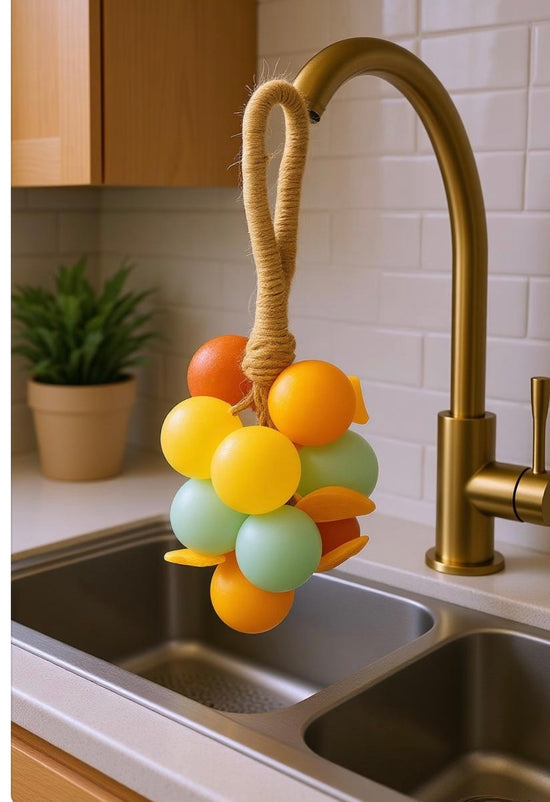 Fall Grape-Shaped Hanging Soap – Fun, Functional & Handmade