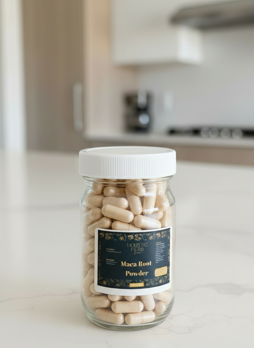 Organic Maca Root Capsules – 60 ct | Natural Energy & Balance Support