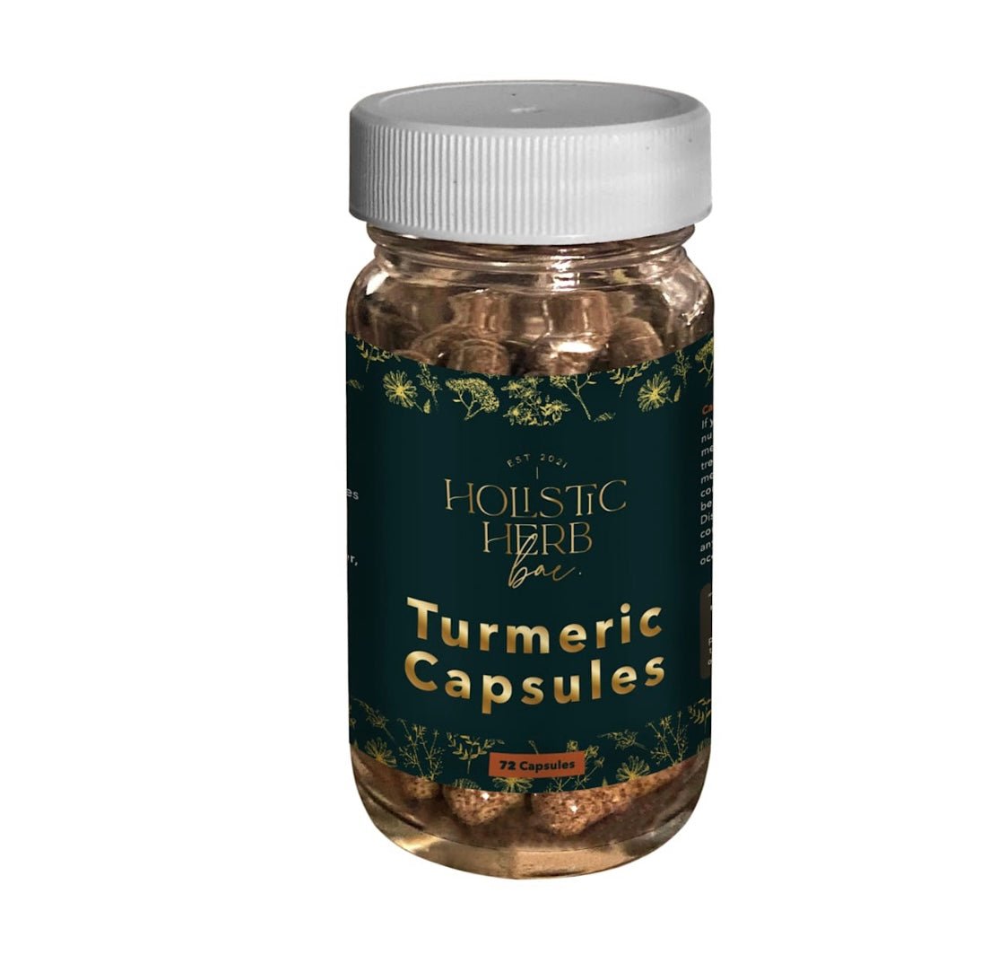 Turmeric Capsules - Holistic Herb Bae